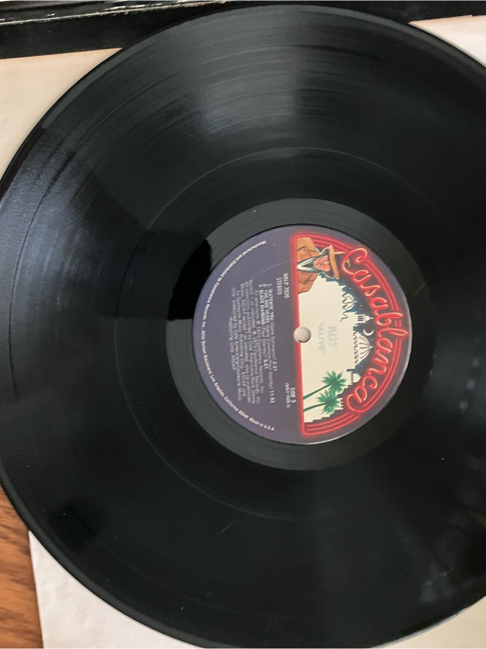 1975 KISS “Alive” Vinyl Record #NBLP 7020 First Pressing - Picture 10 of 16